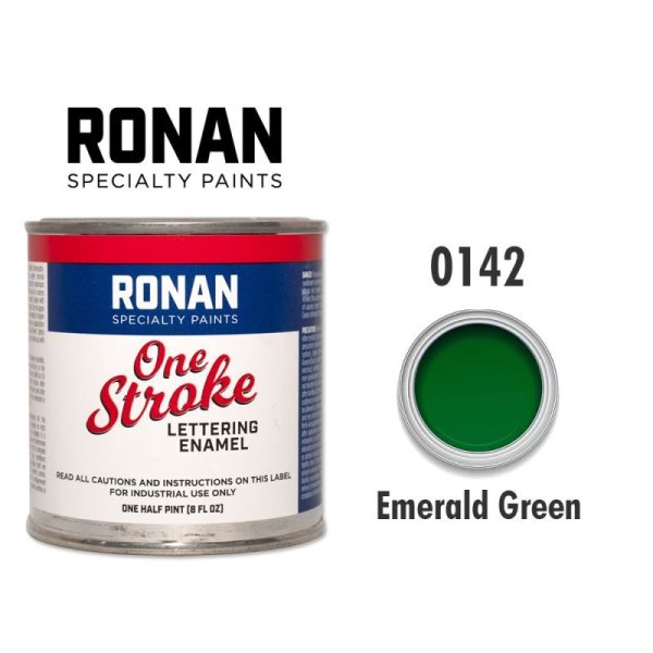 画像1: エメラルド グリーン 0142 - Ronan One Stroke Paints 237ml (1)