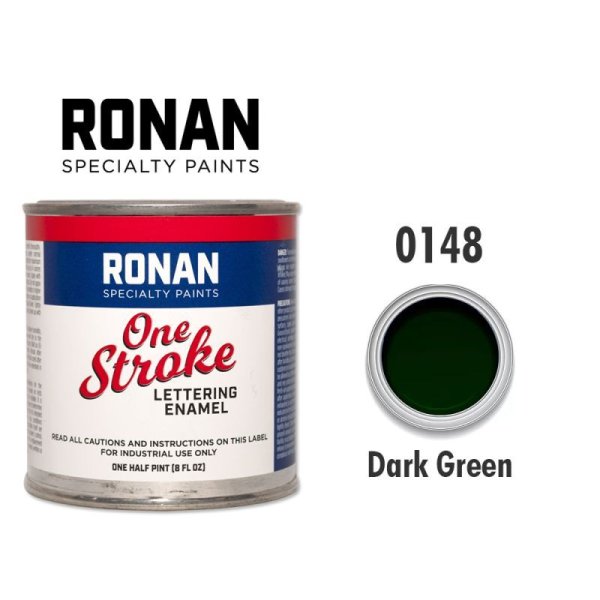 画像1: ダーク グリーン 0148 - Ronan One Stroke Paints 237ml (1)