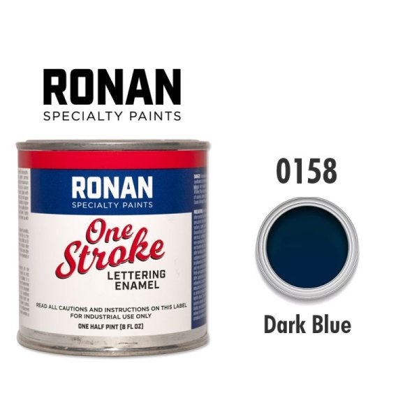 画像1: ダーク ブルー 0158 - Ronan One Stroke Paints 237ml (1)