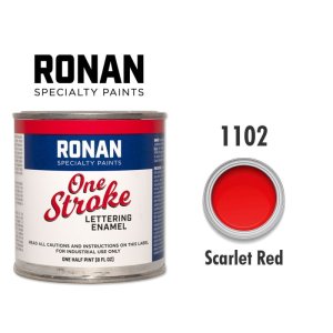 画像: スカーレット レッド 1102 - Ronan One Stroke Paints 237ml