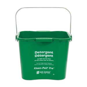 画像: San Jamar Kleen Pail Detergent グリーン バケツ 5L 