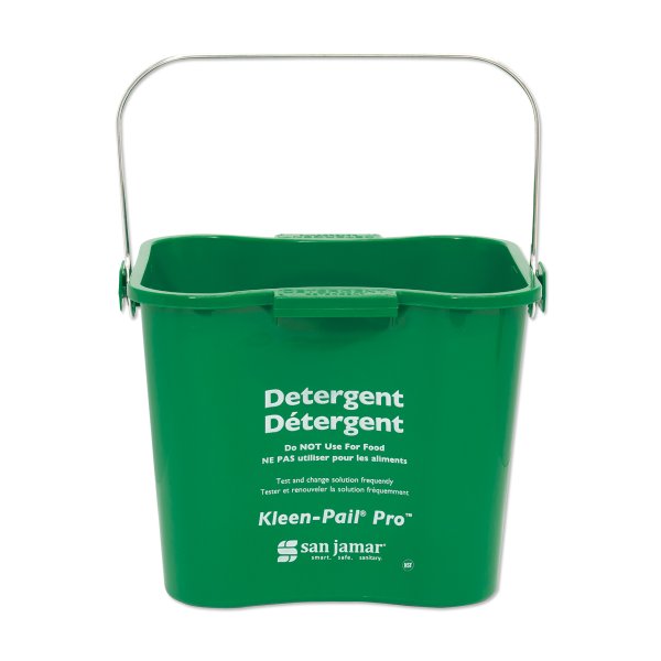 画像1: San Jamar Kleen Pail Detergent グリーン バケツ 5L  (1)