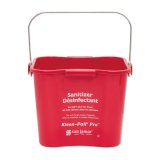 画像: San Jamar Kleen Pail Sanitizer レッド バケツ 5L