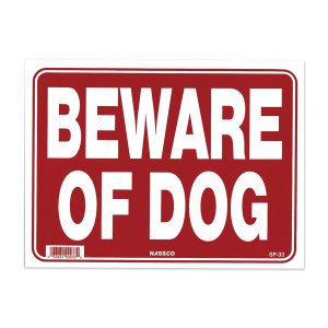 画像: BEWARE OF DOG 猛犬に注意