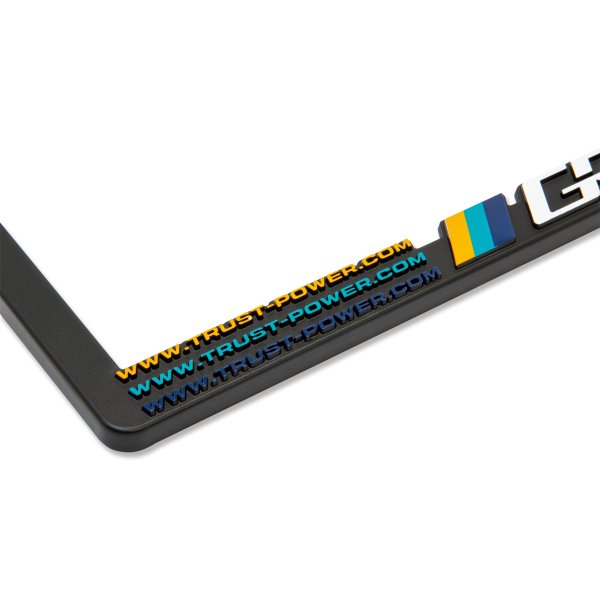 画像4: Raised TRUST GReddy ロゴ ライセンス プレート フレーム (4)