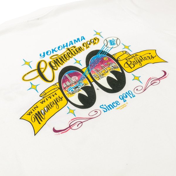 横浜DeNAベイスターズ×MOONEYES/ビンテージロングTシャツ XLサイズ 横浜 DeNA BAYSTARS x MOONEYES コラボ アイテム 2024 登場