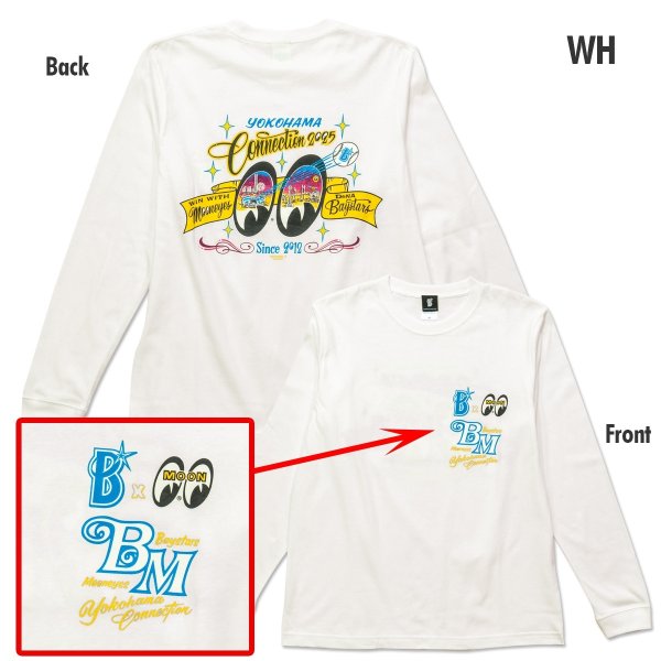 横浜DeNAベイスターズ x MOONEYES 2025 ロングスリーブ Tシャツ