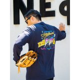 画像: 横浜DeNAベイスターズ x MOONEYES 2025 ロングスリーブ Tシャツ