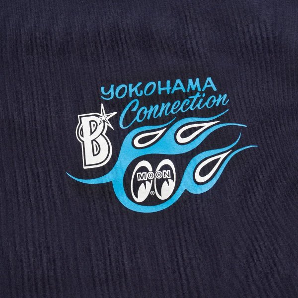 画像8: 横浜DeNAベイスターズ x MOONEYES 2026 Tシャツ (8)