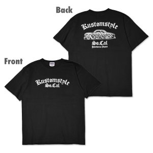 画像: KUSTOMSTYLE ブラック Tシャツ