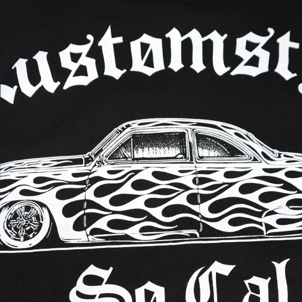 画像4: KUSTOMSTYLE ブラック Tシャツ (4)