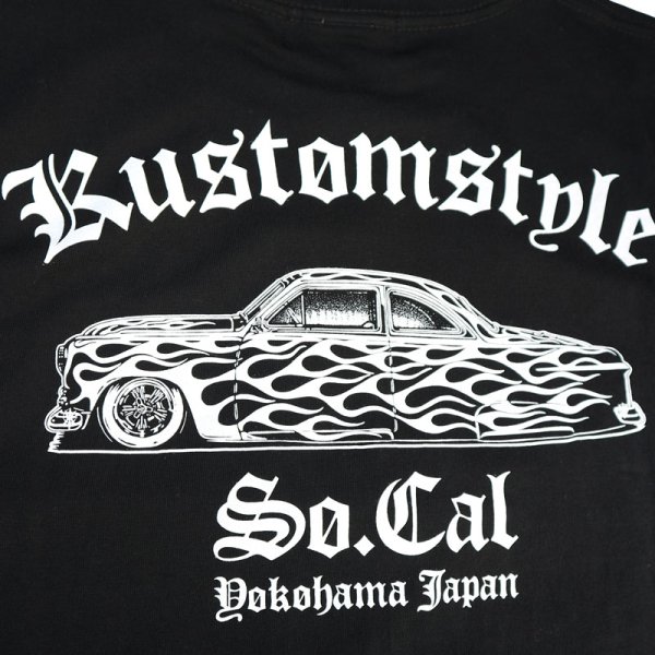 画像5: KUSTOMSTYLE ブラック Tシャツ (5)