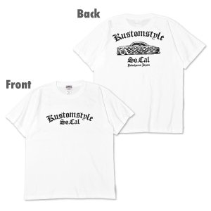 画像: KUSTOMSTYLE ホワイト Tシャツ