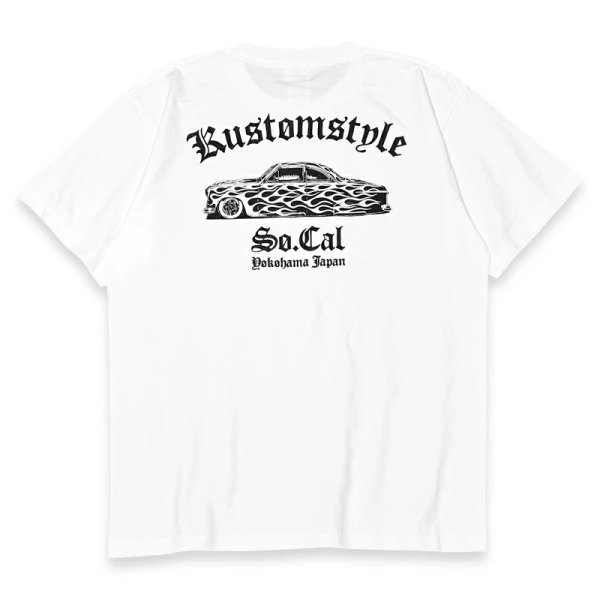 画像3: KUSTOMSTYLE ホワイト Tシャツ (3)