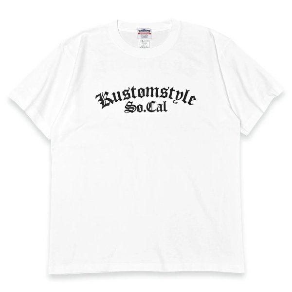 画像2: KUSTOMSTYLE ホワイト Tシャツ (2)