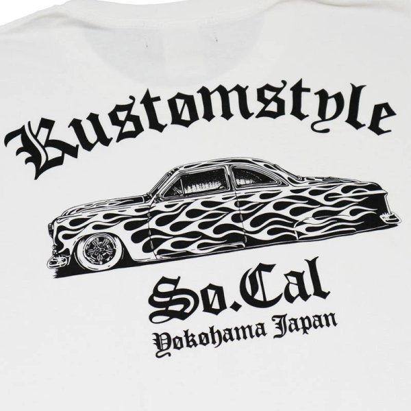 画像4: KUSTOMSTYLE ホワイト Tシャツ (4)