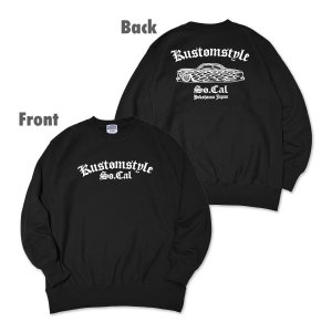 画像: KUSTOMSTYLE クルーネック スウェットシャツ