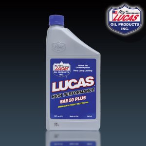 画像: LUCAS SAE 50 Plus High Performance Motor Oil (1qt)