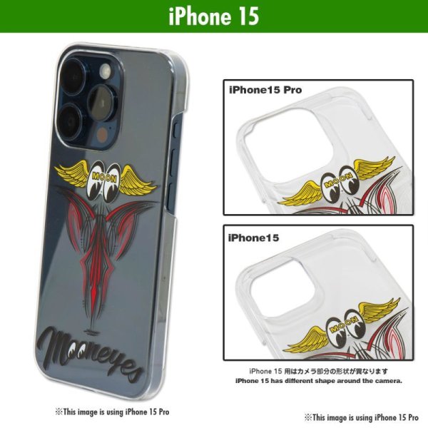 画像1: MOONEYES Fly With Pinstripe iPhone 15 ハードケース (1)