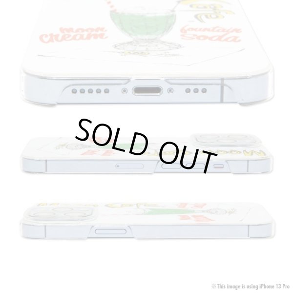 画像4: 【30%OFF】MOON Cafe クリームソーダ iPhone 13 mini ハードケース (4)