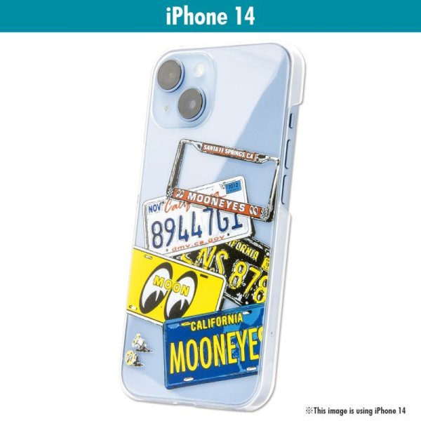 画像2: MOON ライセンス プレート iPhone 14 ハードケース (2)