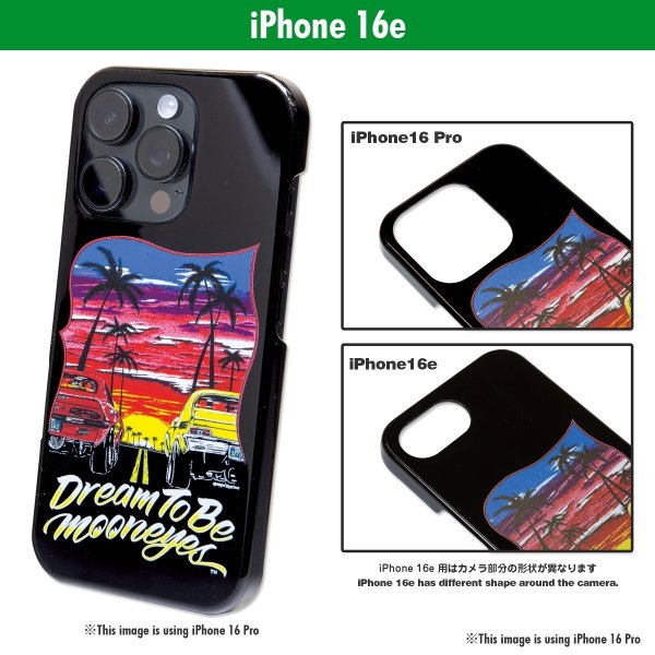 画像1: Dream To Be MOONEYES iPhone 16e ハードケース (1)
