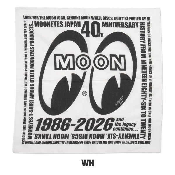 画像4: MOONEYES 40th Anniv. Square Logo バンダナ (4)