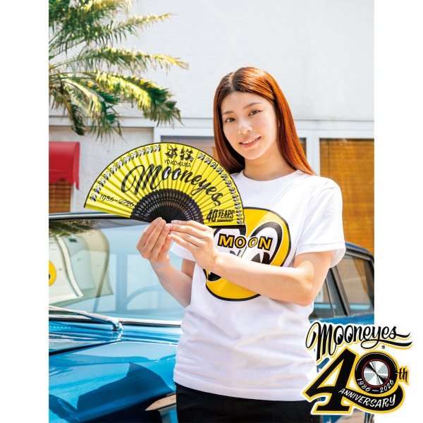 画像1: MOONEYES 40th Anniv. ファン(扇子) (1)