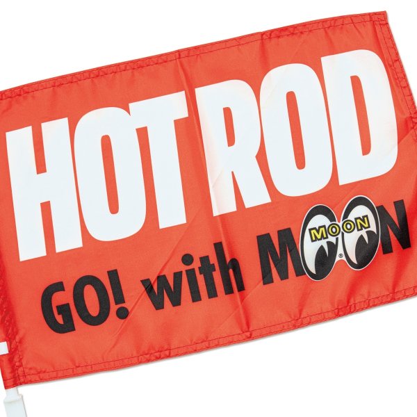 画像2: HOT ROD MAGAZINE x MOONEYES フラッグ (2)