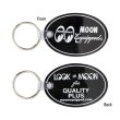 画像2: MOON Equipped Oval Rubber Key Ring (2)