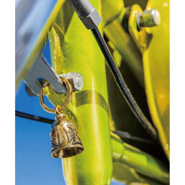 画像2: MOON Equip. Iron Cross ベル キーリング (2)