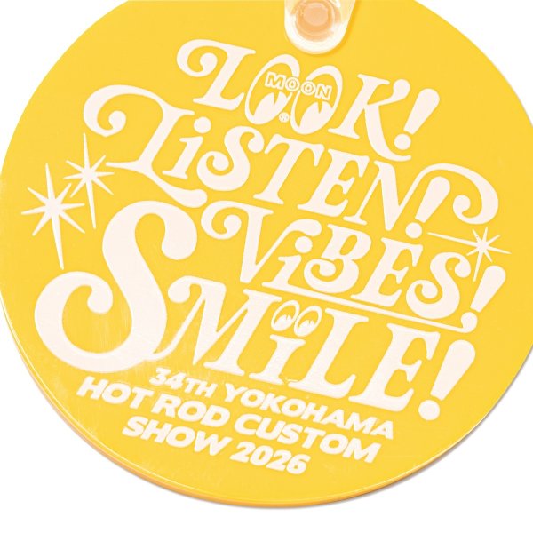 画像3: HCS2026 LOOK! LISTEN! VIBES! SMILE! キーリング (3)