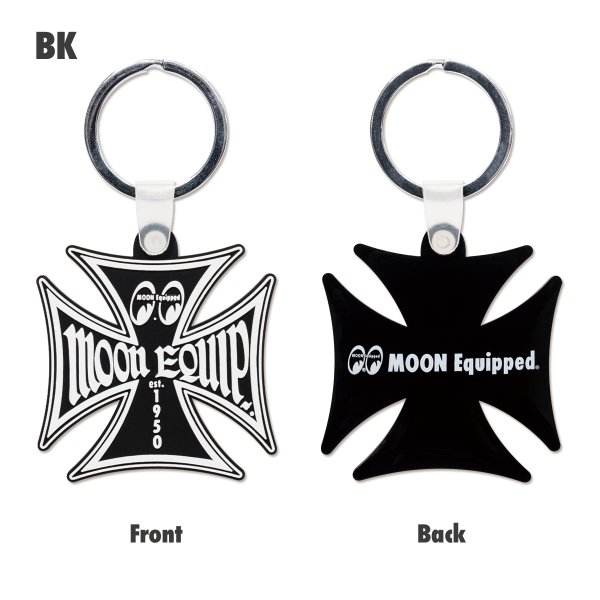 画像2: MOON Equipped Iron Cross キーリング (2)