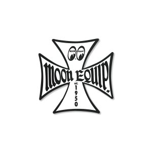 画像: MOON Equipped Cross XS White ステッカー