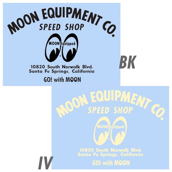 画像1: MOON EQUIPMENT SPEED SHOP デカール (1)