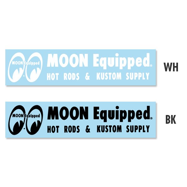 画像1: MOON Equipped ロゴ ステッカー (1)
