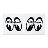 画像: MOON Equipped 2 EYES ステッカー(9cm)