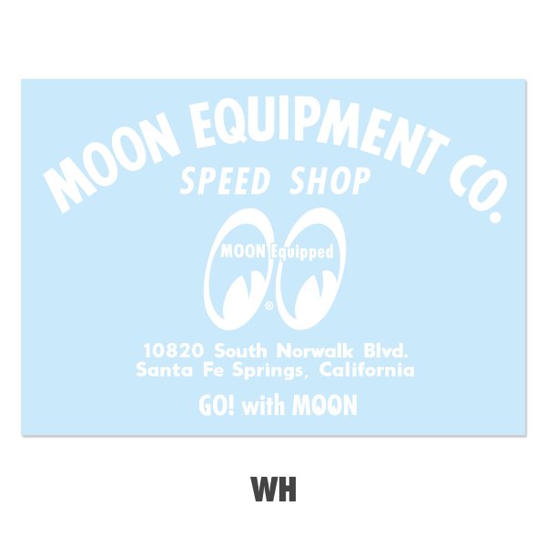 画像2: MOON EQUIPMENT SPEED SHOP デカール L (2)