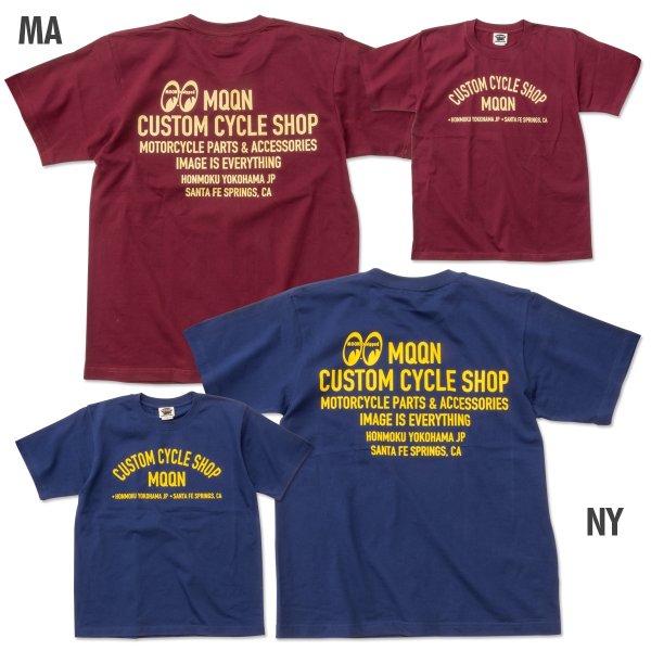 画像3: MOON Custom Cycle Shop Tシャツ (3)