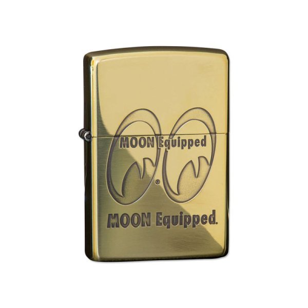画像2: MOON Equipped Zippo ライター (Brass) (2)
