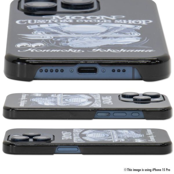 画像3: MOON Custom Cycle Shop パンヘッド iPhone 15 ハードケース (3)