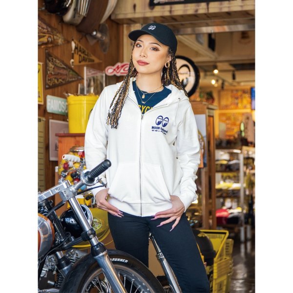画像2: MOON Equipment Co. Speed Shop ライト ジップ フーディー (2)
