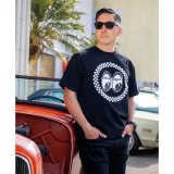 *【30%OFF】MOON Equipped  サークル チェッカー ロゴ Tシャツ