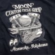 画像6: MOON Custom Cycle Shop パンヘッド Tシャツ (6)