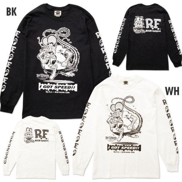 画像2: Rat Fink x MOON Equipped ロング スリーブ Tシャツ (2)