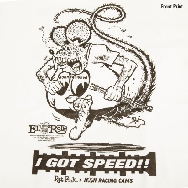 画像6: Rat Fink x MOON Equipped ロング スリーブ Tシャツ (6)