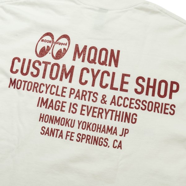 画像5: MOON Custom Cycle Shop ロングスリーブ Tシャツ (5)
