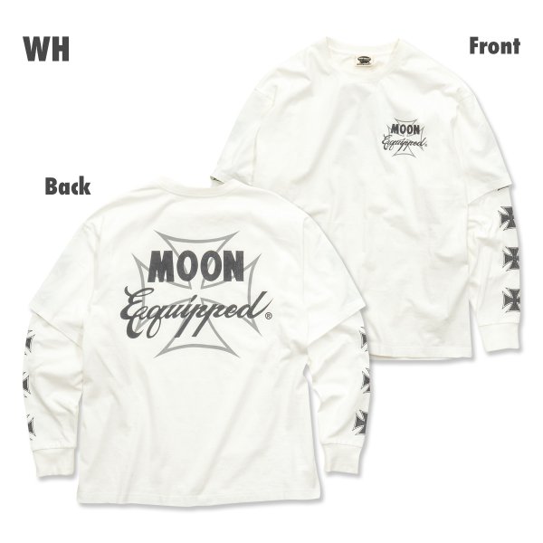 画像8: Iron Cross レイヤード ロング スリーブ Tシャツ (8)