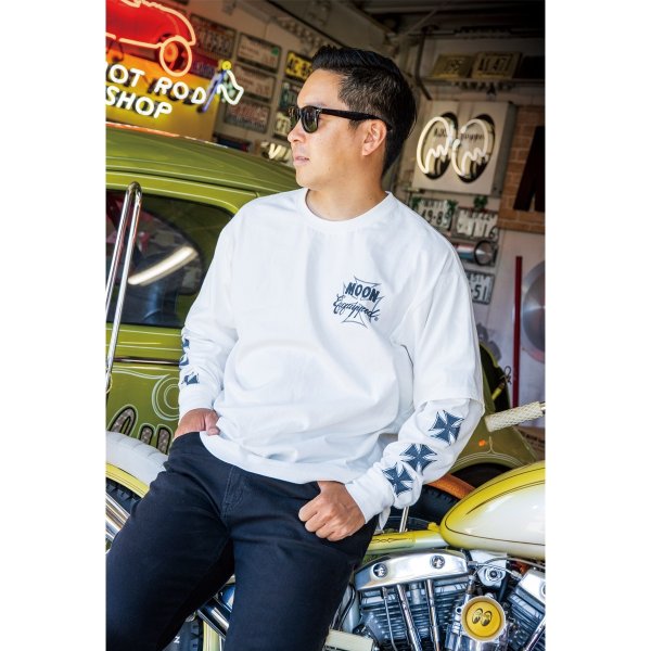 画像3: Iron Cross レイヤード ロング スリーブ Tシャツ (3)