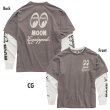 画像7: MOON Equipped レイヤード ロングスリーブ Tシャツ (7)